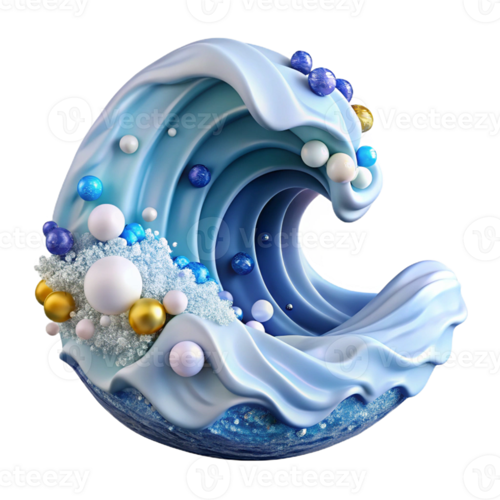 wonderful modern Ocean Wave Crest Cutout for Marine Projects png