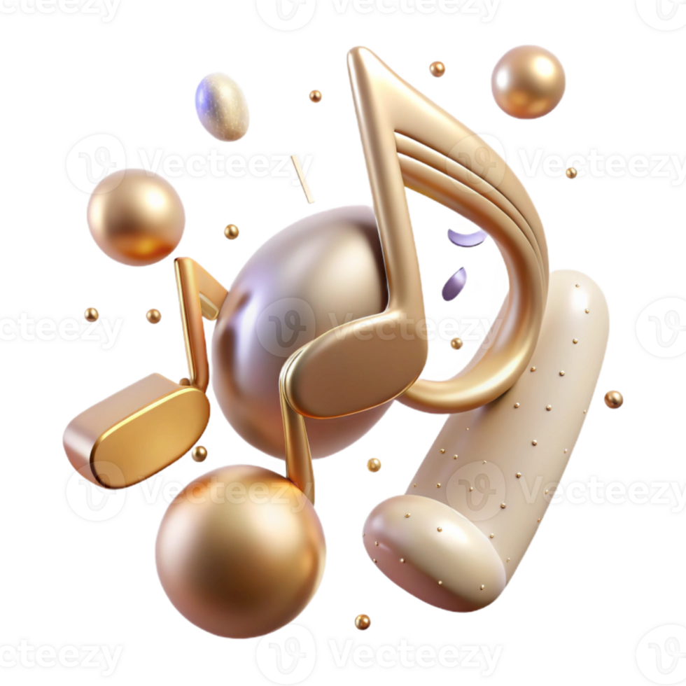 magnificent classic Music Notes for Social Media Graphics original png