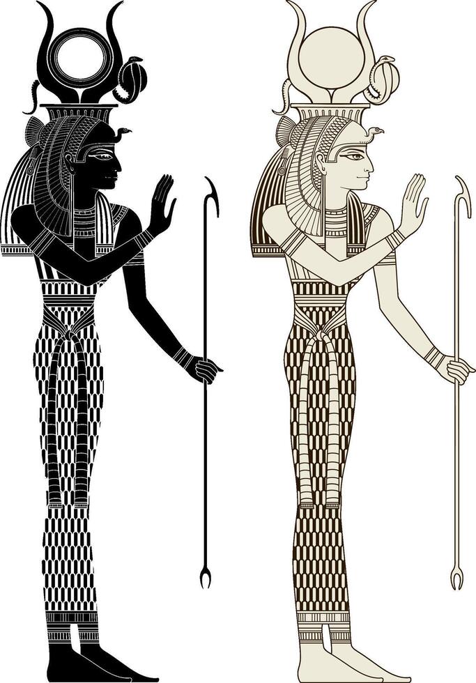 Religion icon.Culture.Design element.Egyptian ancient symbol. vector