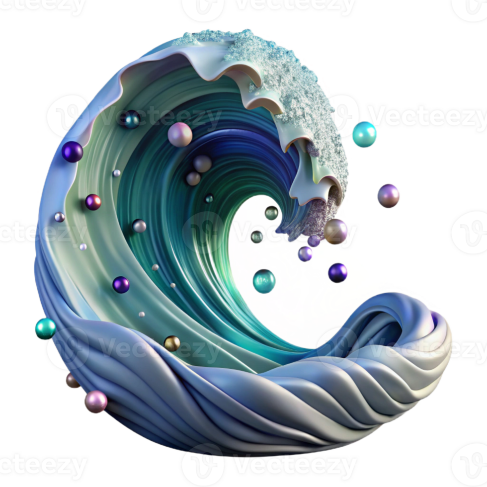 stunning modern Ocean Wave Powerful and Dramatic Isolated for Intense ry authentic png