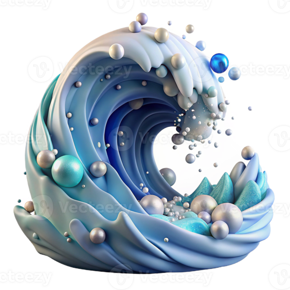 beautiful minimalist Ocean Wave Turbulent and Chaotic Cutout for Action Scenes high resolution png