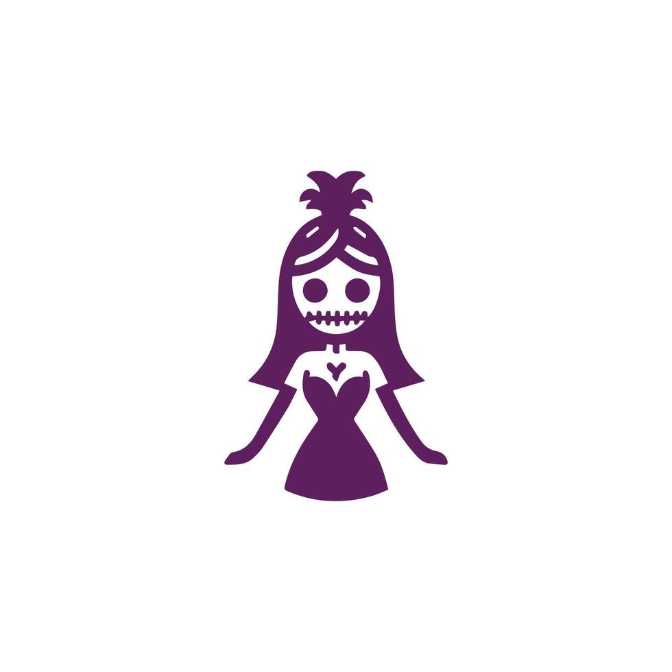 Voodoo Girl Logo vector