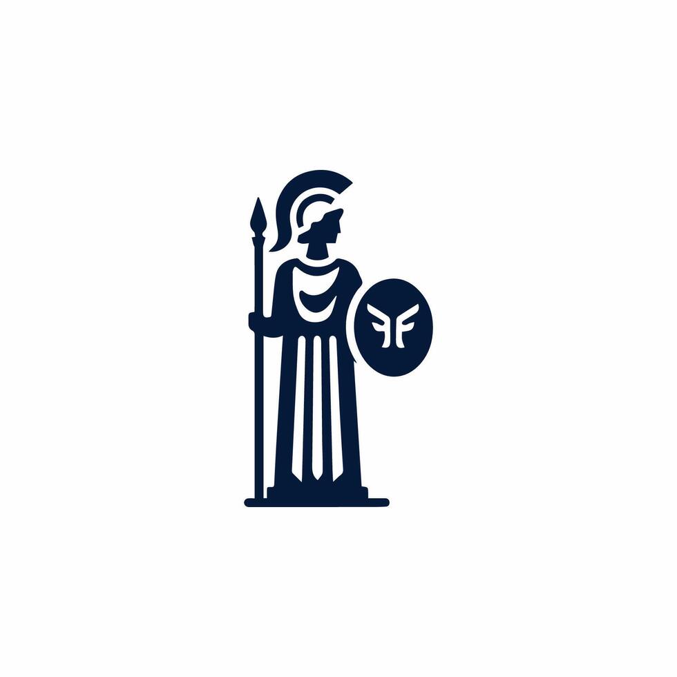 Greek Athena Logo vector