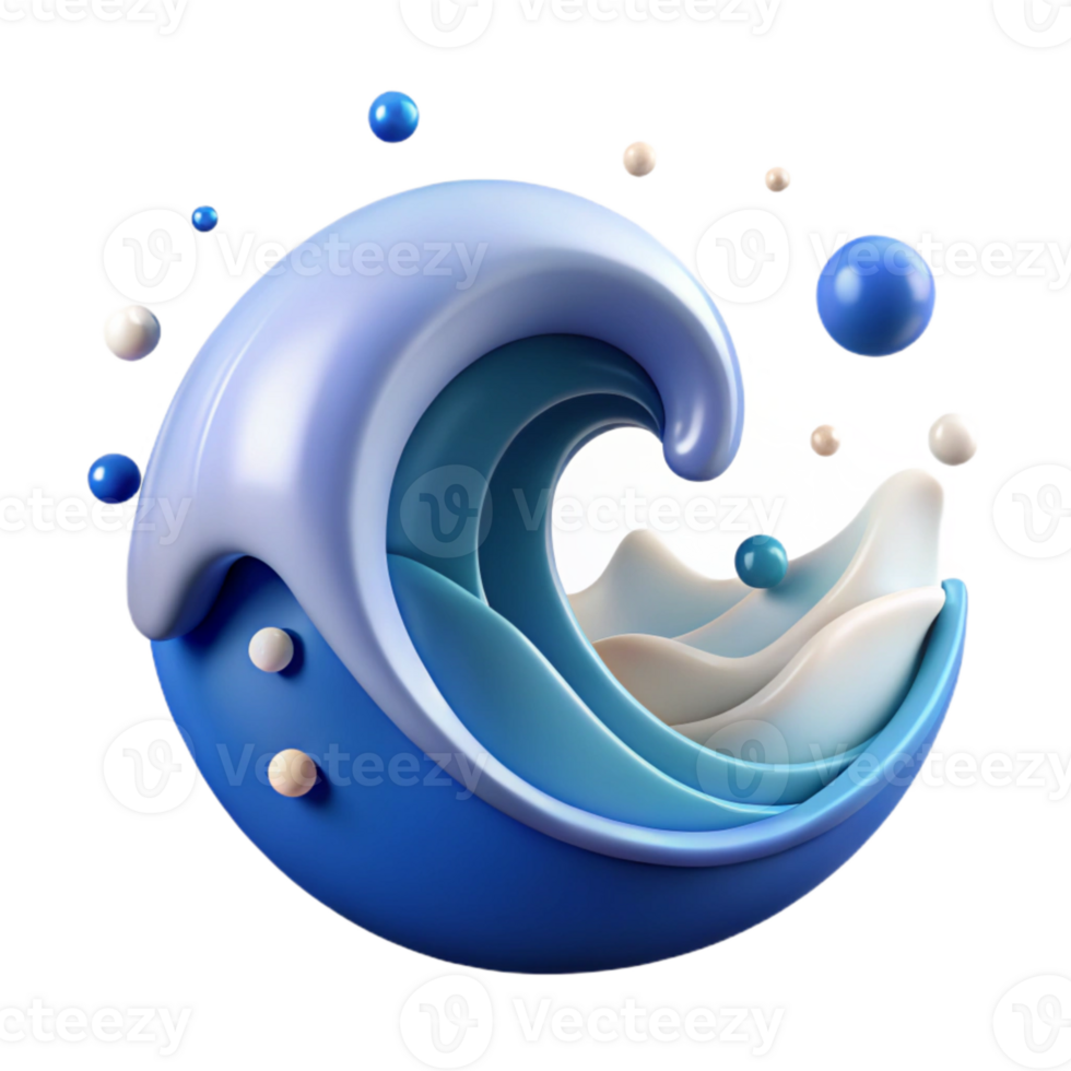 dramatic rustic Ocean Wave Icon Minimalist Cutout for Mobile Apps high quality png