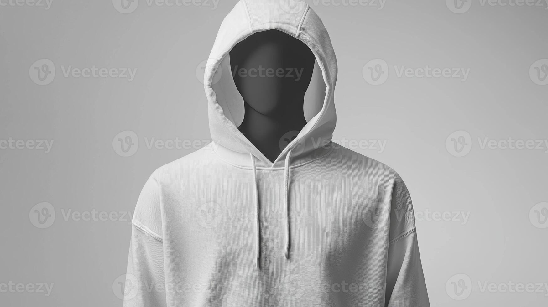 Plain Hoodie Mockup on Mannequin for High-Resolution E-commerce Display photo
