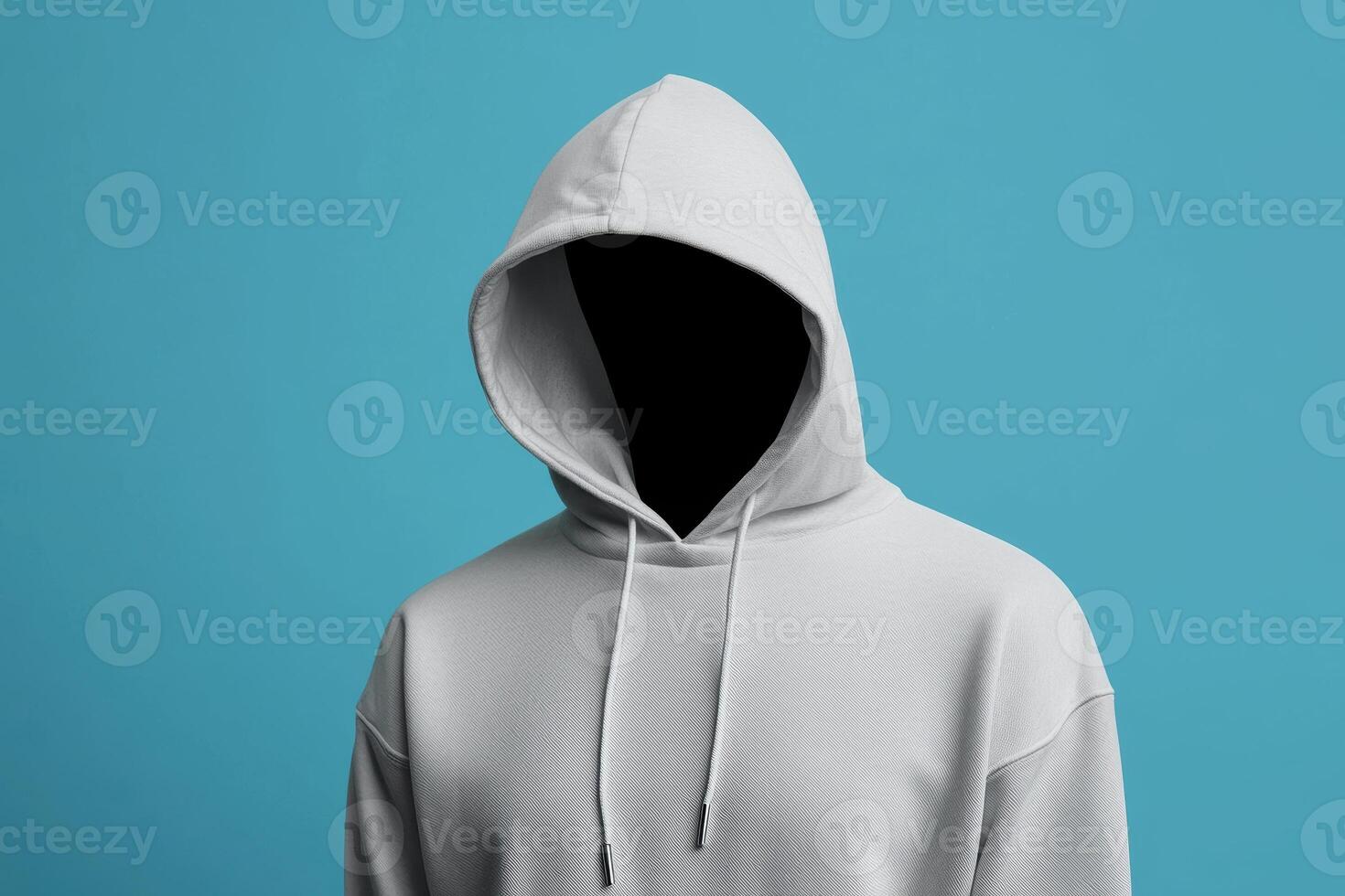 Minimalist Hoodie Mockup on Mannequin Displaying Fabric Texture for Fashion Design and Branding photo