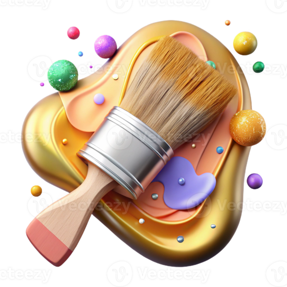 impressive artistic Oil Paint Brush Stroke with Texture Cutout for Paintings png
