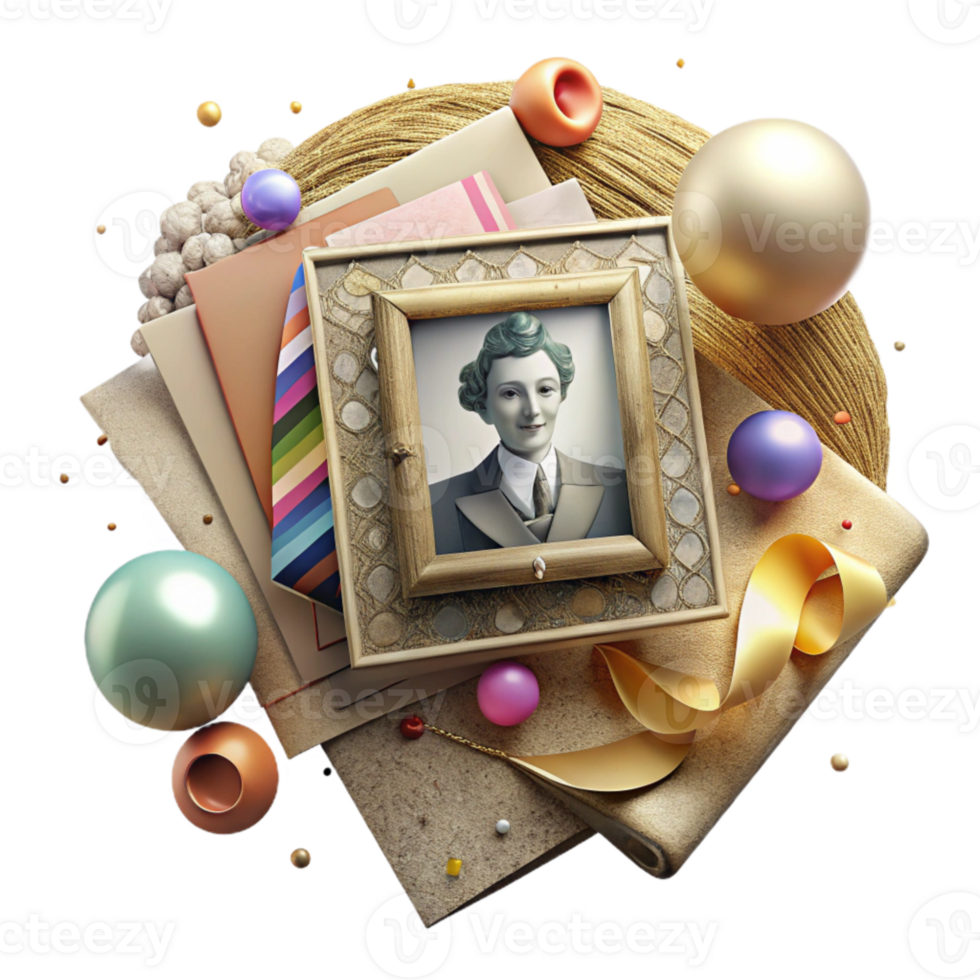 extraordinary creative Old Photo Texture Vintage Photograph Isolated for Retro Graphics authentic png
