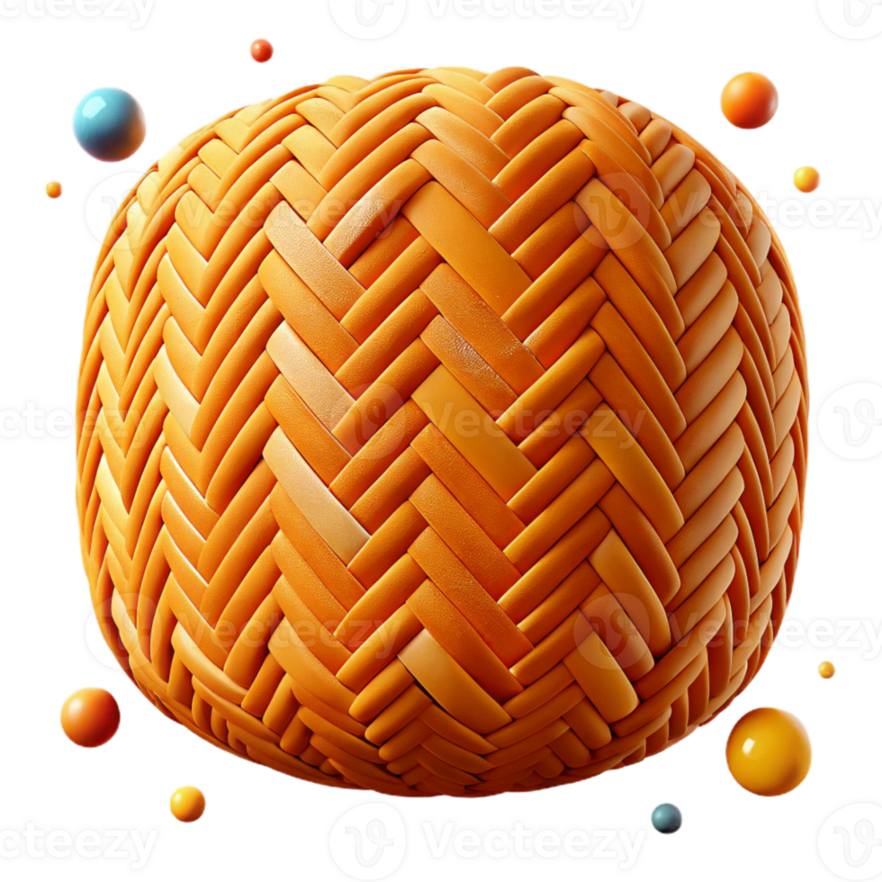 impressive rustic Orange Herringbone Woven Texture Transparent for Craft Projects png