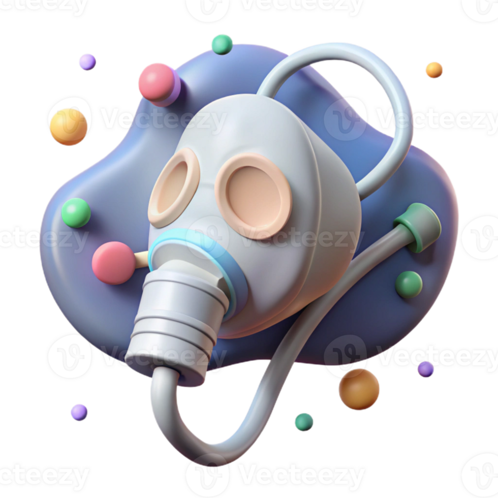 beautiful artistic Oxygen Mask Respiratory Aid Icon Transparent for Medical high quality png