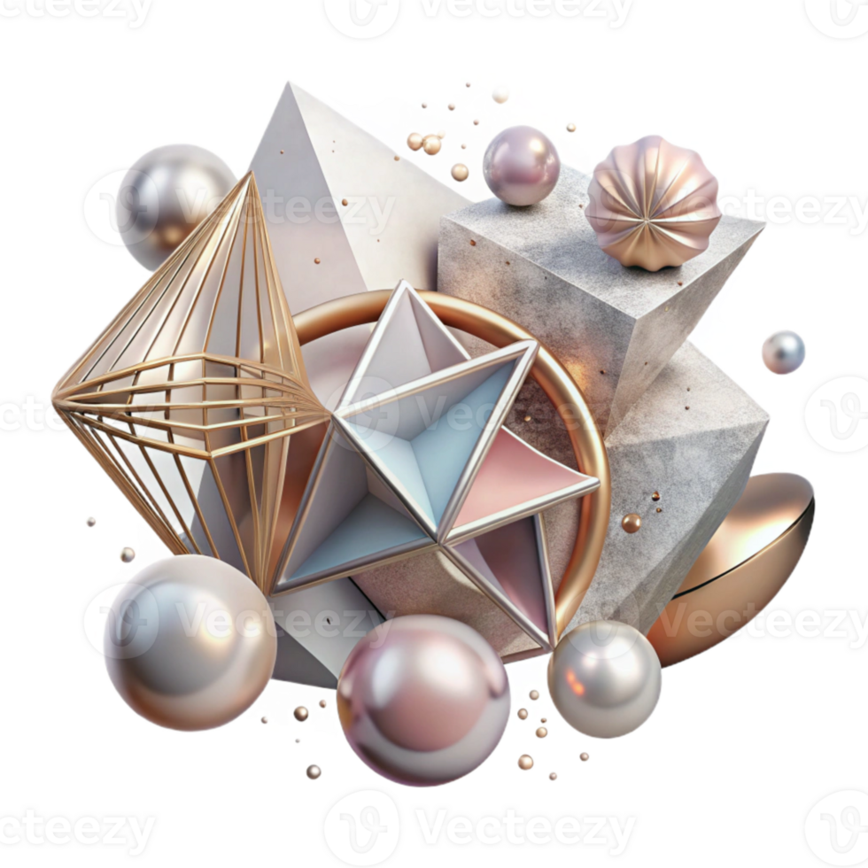 elegant creative Overlay Transparent Abstract Geometric for Digital Collages original png