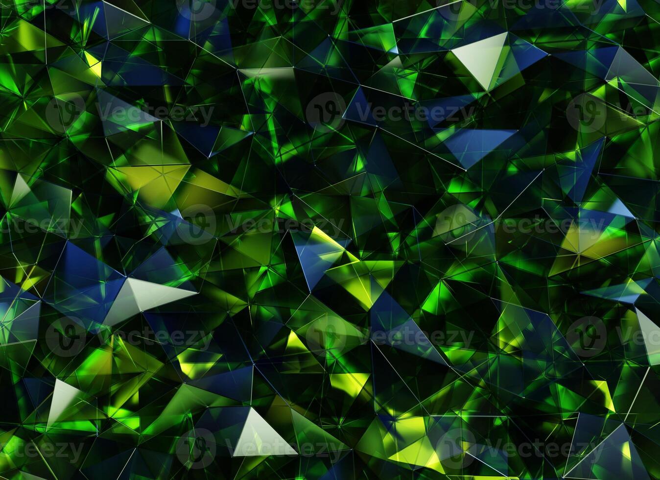 Luxury Abstract Realistic Green Emerald Texture Reflection Close Up Background 3D rendering photo