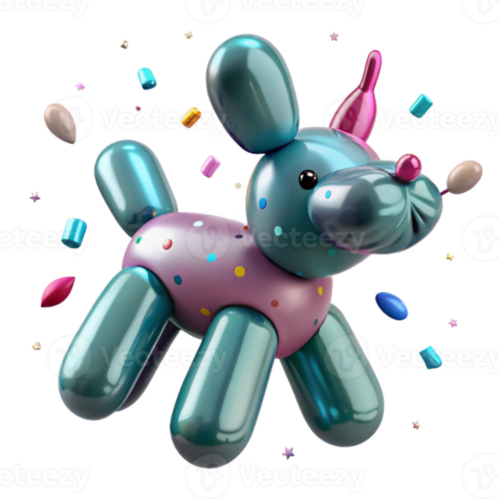 magnificent rustic Party Balloon Animal Cutout Dog Shaped for Kids Parties high quality png