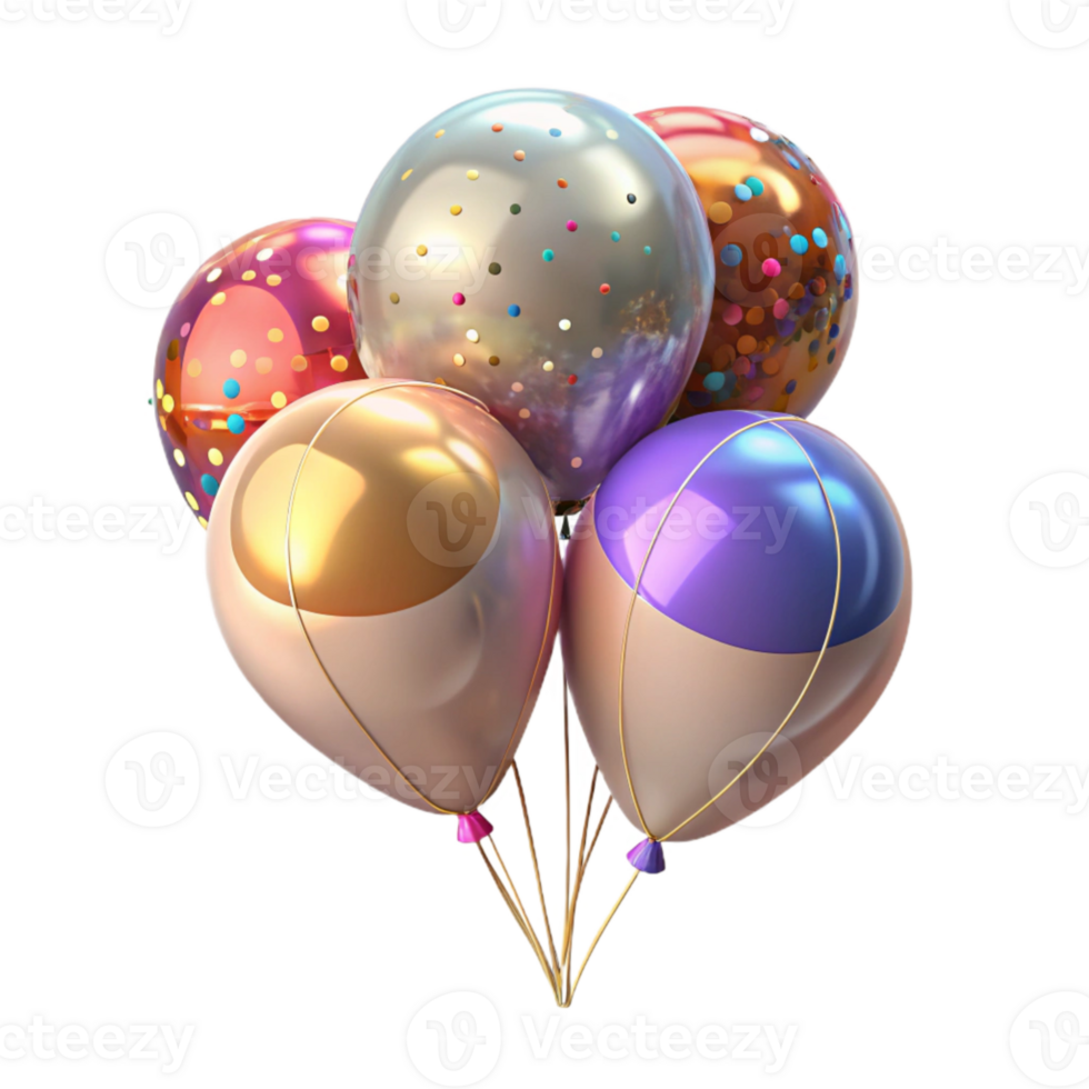 stunning abstract Party Balloons Helium Filled Cutout for Decorations authentic png