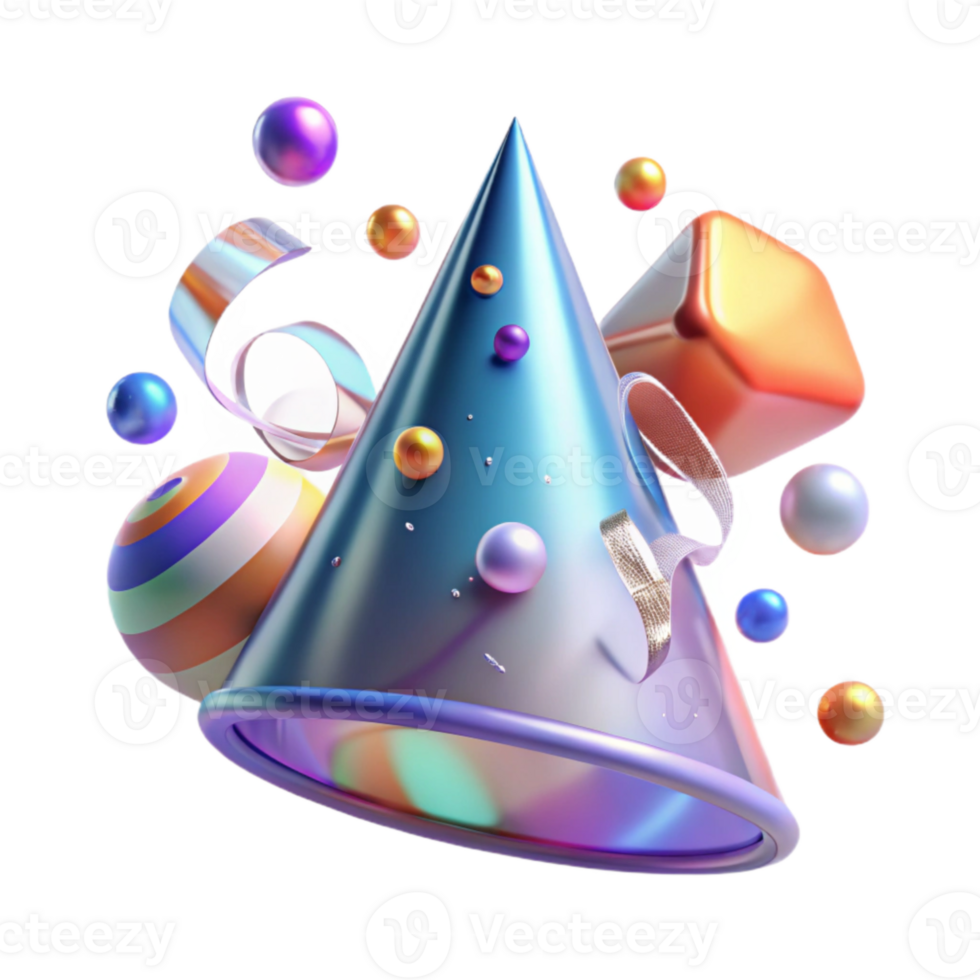 extraordinary artistic Party Hat Transparent for Birthday Decorations high resolution png