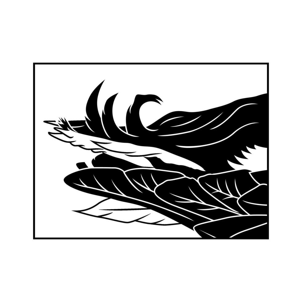 duck tail simple hunting illustration logo image t shirt vector