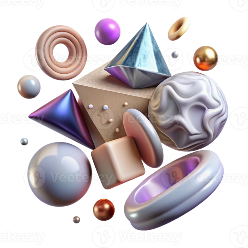 serene traditional Shape Set for Diverse Design Applications detailed png