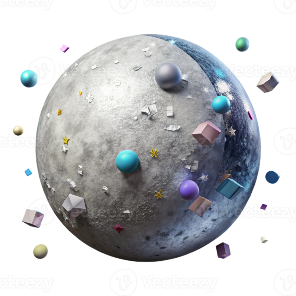 elegant traditional Pluto Dwarf Planet Icy Surface Cutout for Astronomy Education high quality png