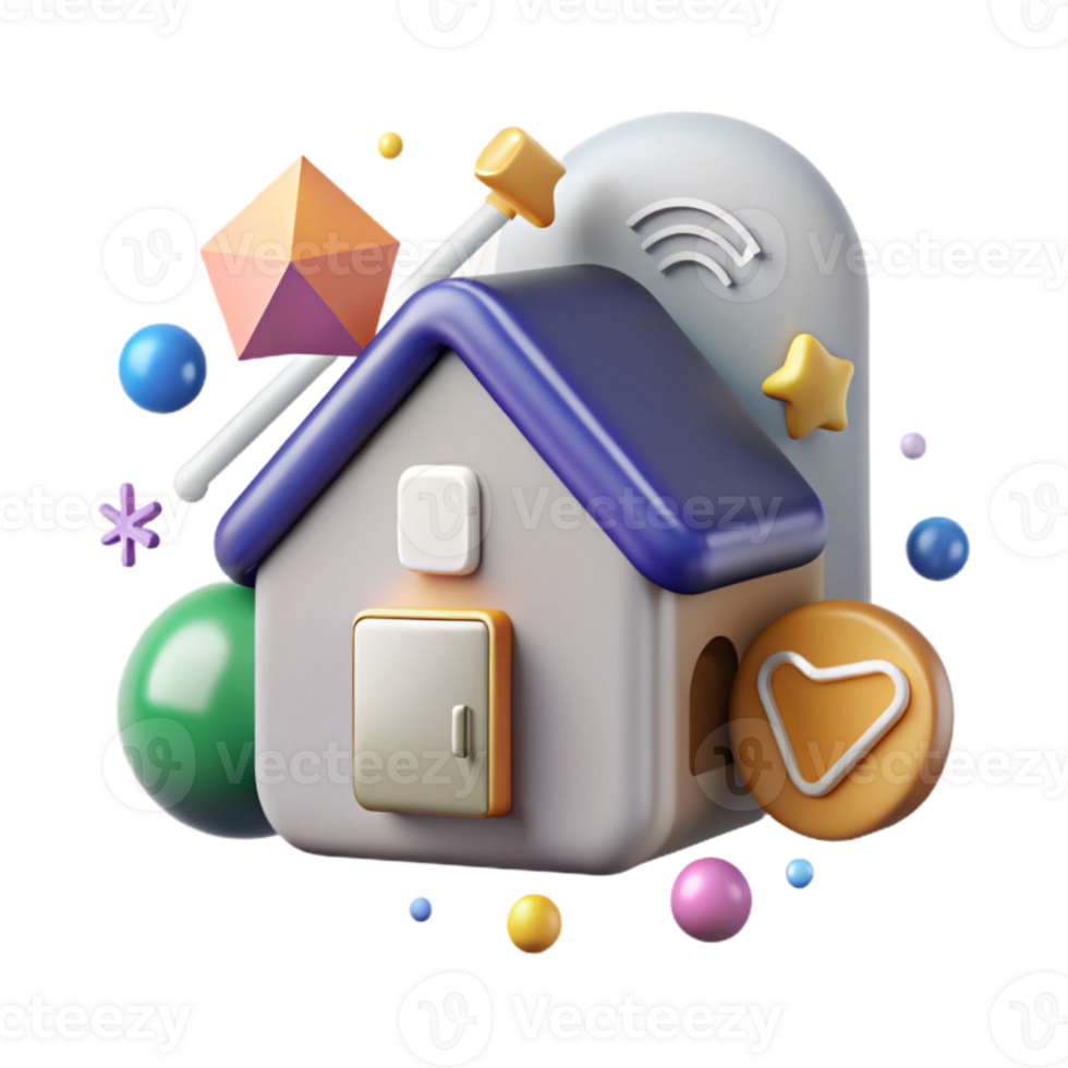 elegant artistic Progressive Smart Home Icons Isolated for Forward Thinking premium png