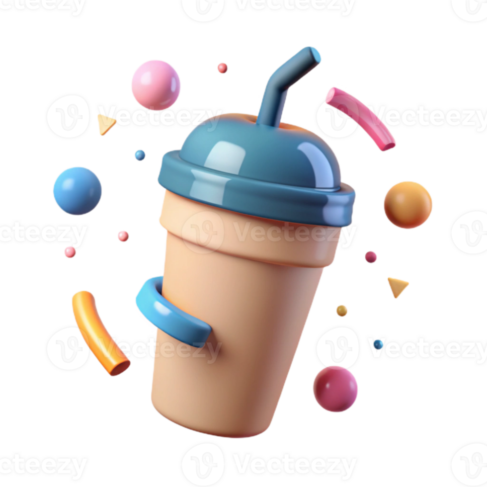 impressive minimalist Protein Shake Icon Cutout for Nutrition Guides detailed png