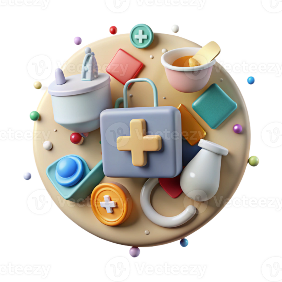 serene modern Public Health Initiatives Icon Cutout for Community Health high quality png