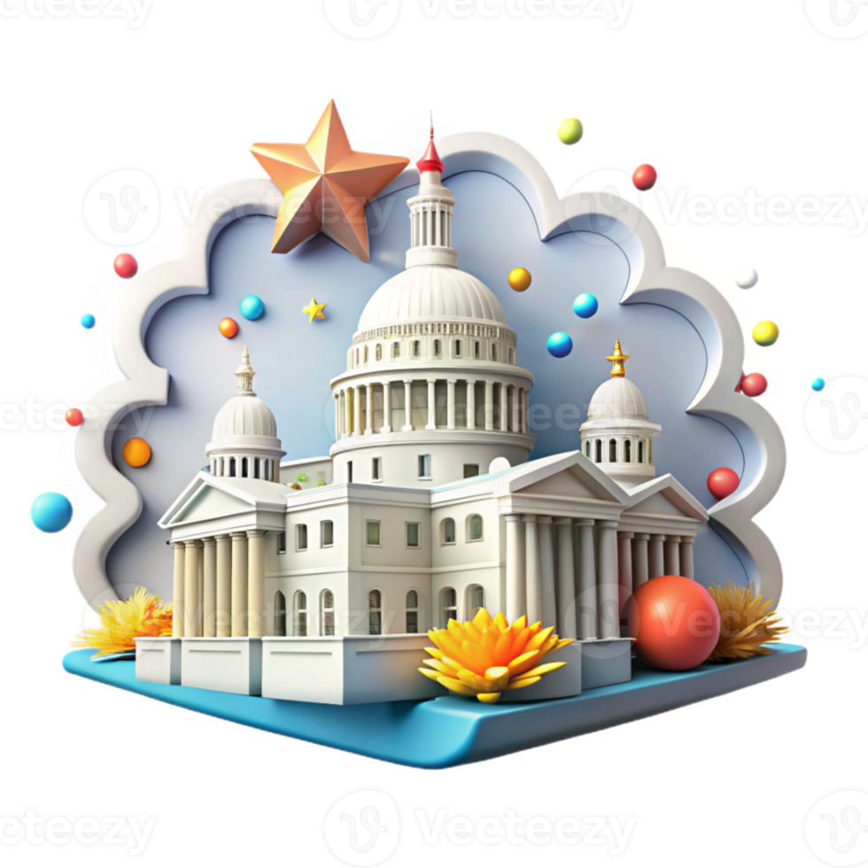 serene creative Providence Skyline Rhode Island State House Cutout for New England Tourism original png