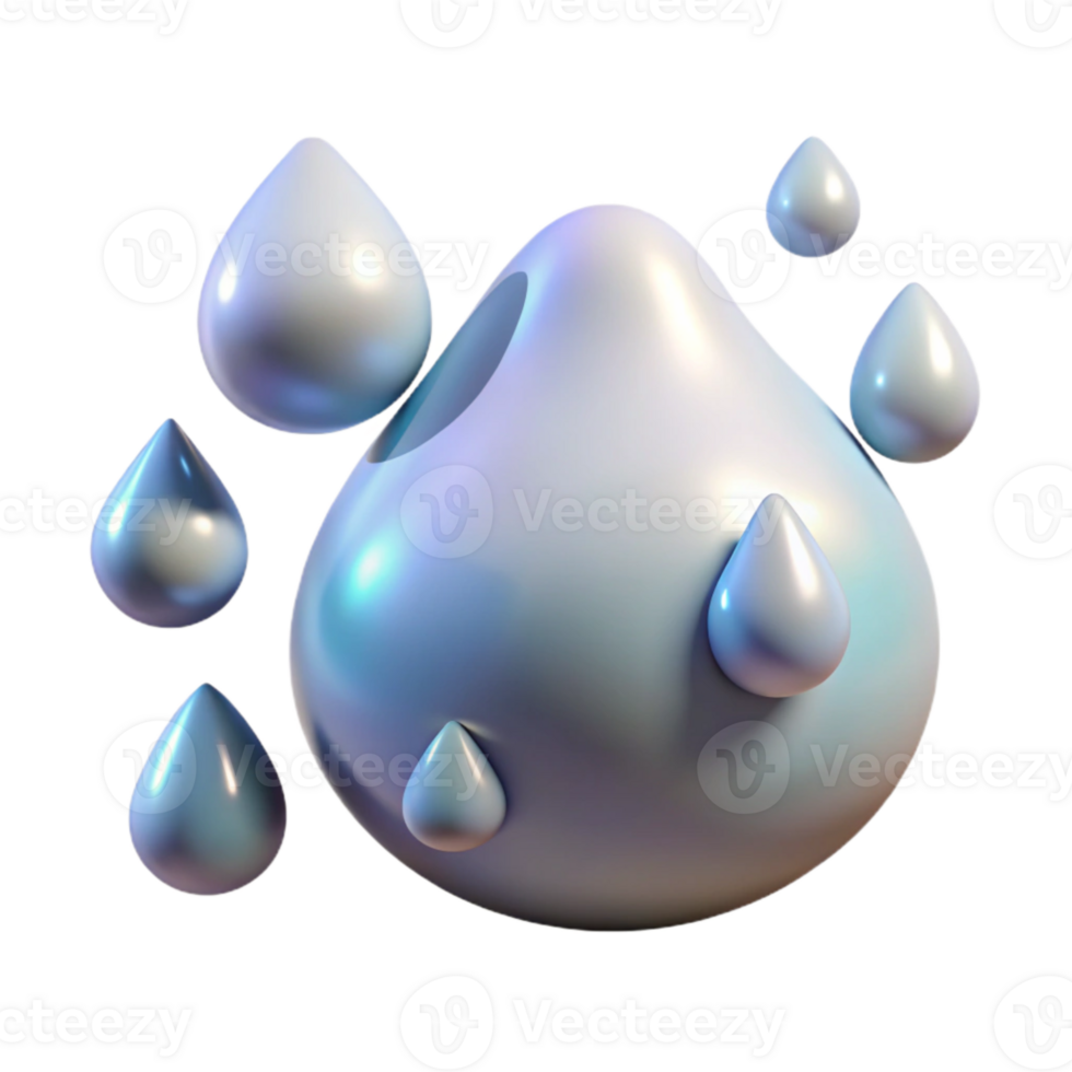 magnificent minimalist Rain Drops Isolated for Weather Graphics exclusive png