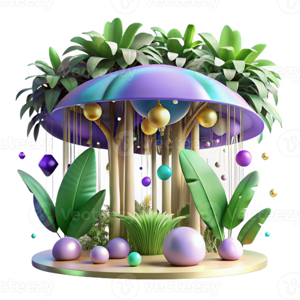 stunning creative Rainforest Canopy Vibrant Colors Transparent authentic png