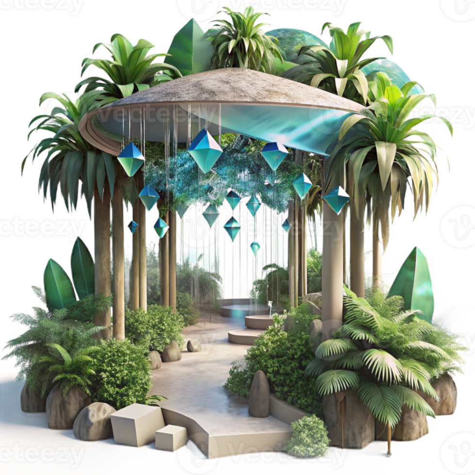 vibrant traditional Rainforest Canopy Aerial Photography Transparent detailed png