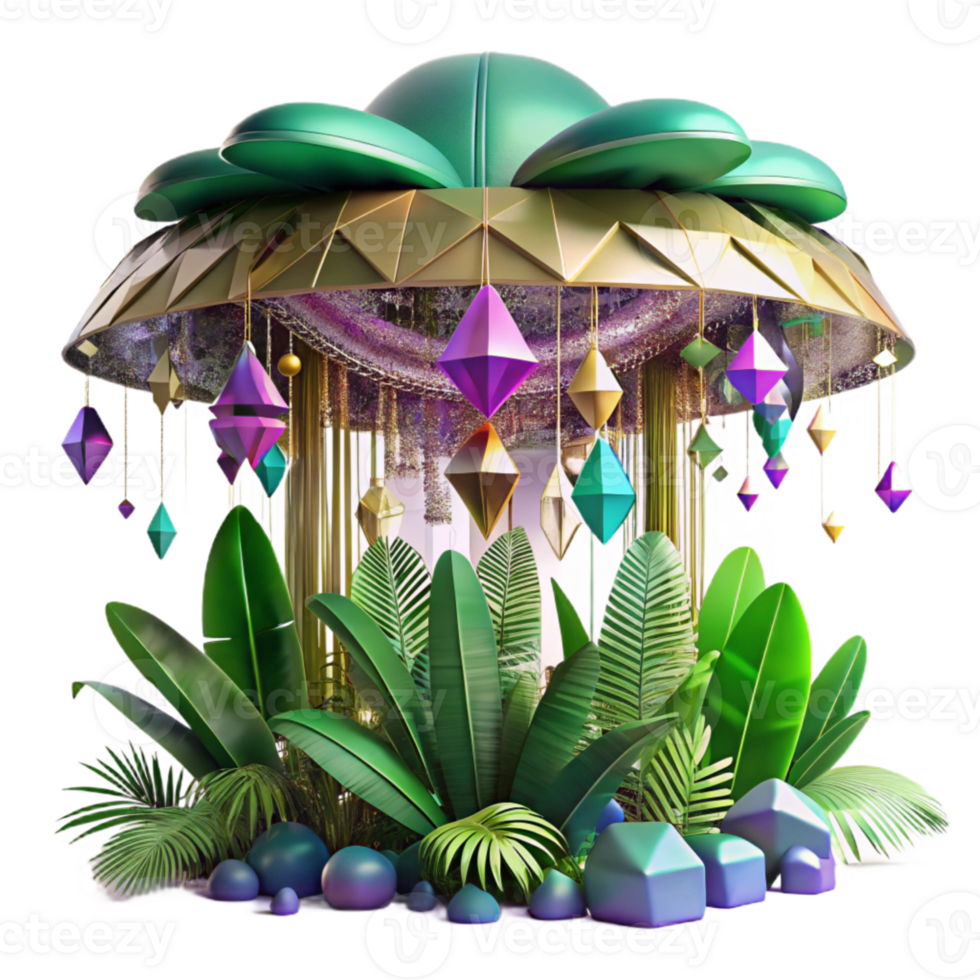beautiful creative Rainforest Canopy Vibrant Colors Transparent png