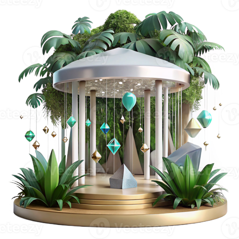 serene vintage Rainforest Canopy Wildlife Habitat Transparent premium png