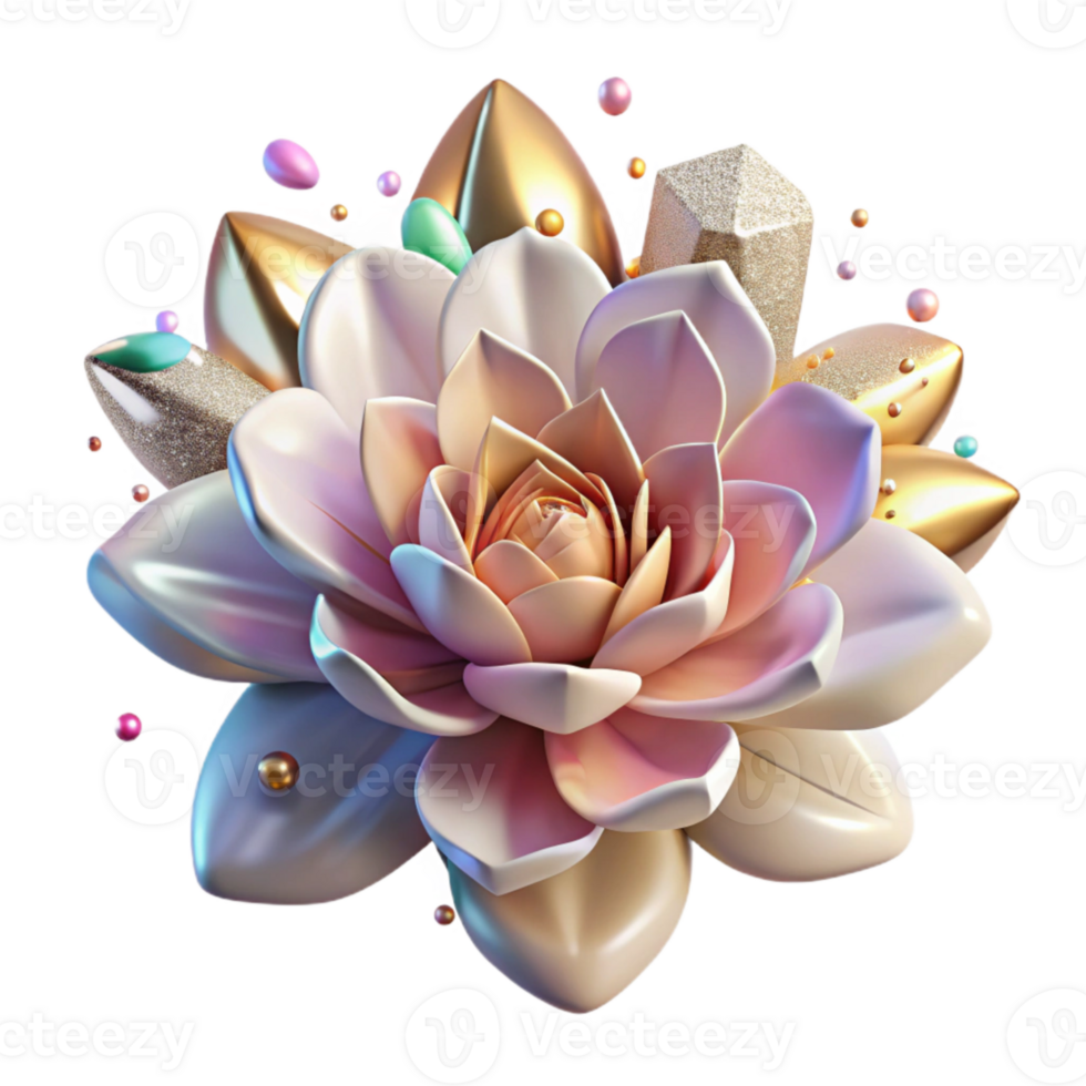 extraordinary vintage Realistic Flower Illustration Transparent Background original png