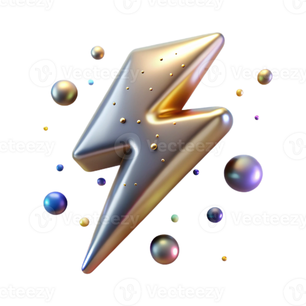 vibrant modern Realistic Lightning Bolt Transparent Background for Storm Effects high quality png