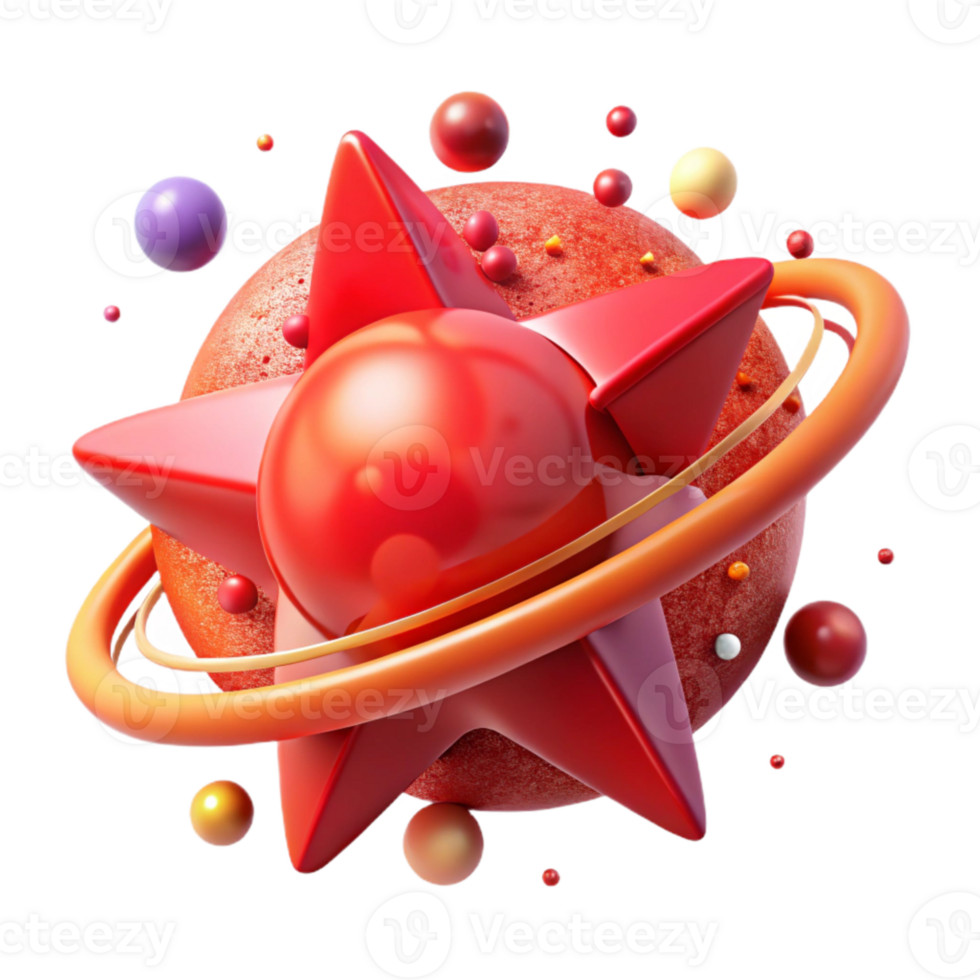 wonderful rustic Red Giant Star Expanding Outer Layers Cutout for Stellar Evolution original png