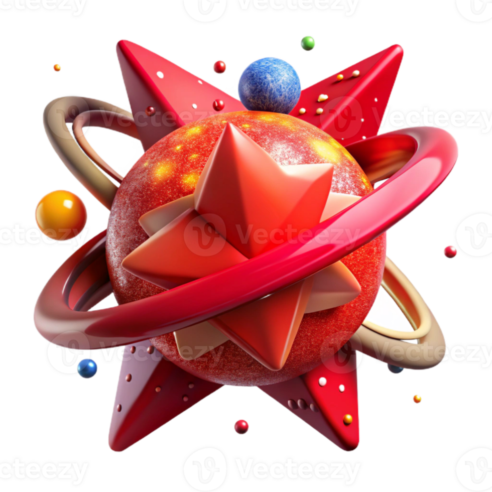 elegant classic Red Giant Star Expanding Outer Layers Cutout for Stellar Evolution authentic png