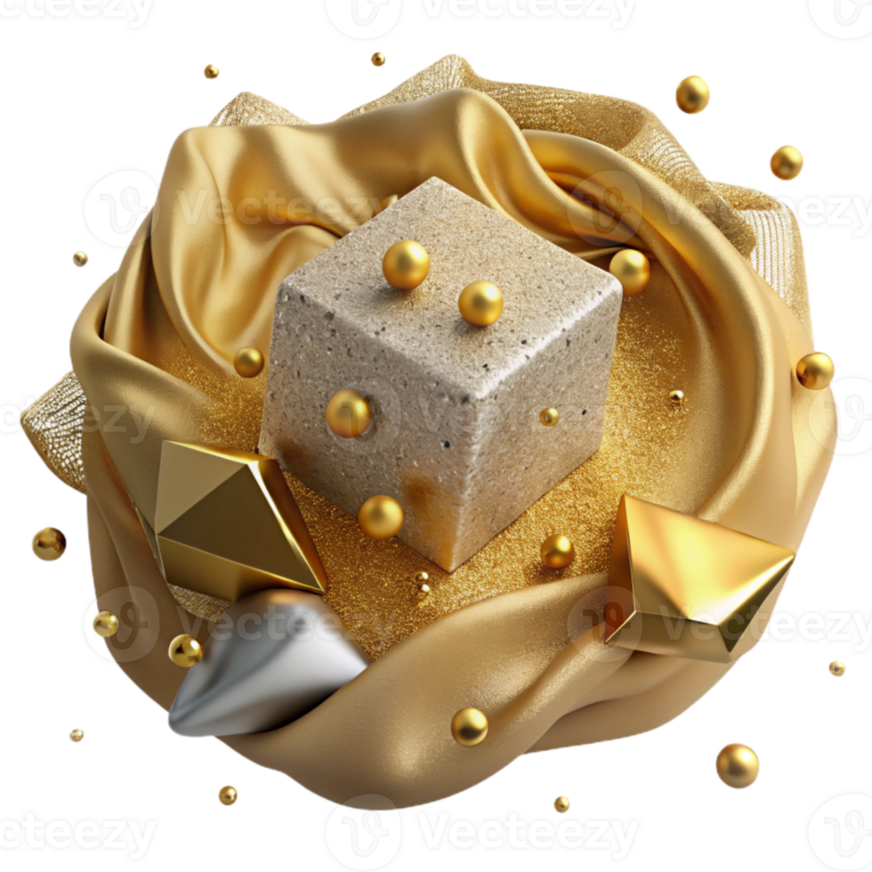dramatic traditional Rough Gold Surface Texture Transparent Background professional png
