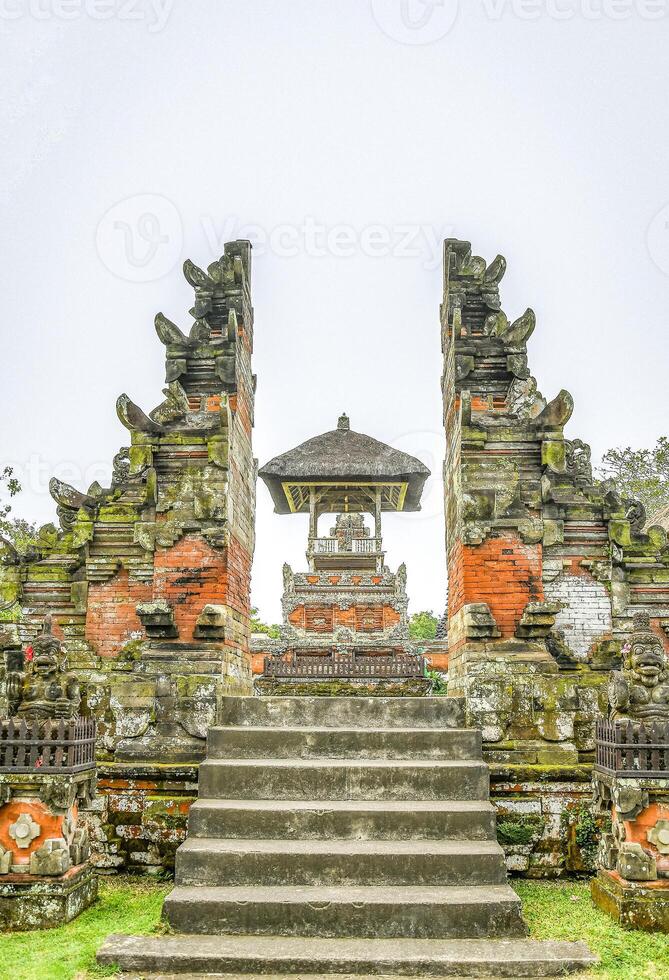 A Balinese Temple on Bali in Indonesia photo