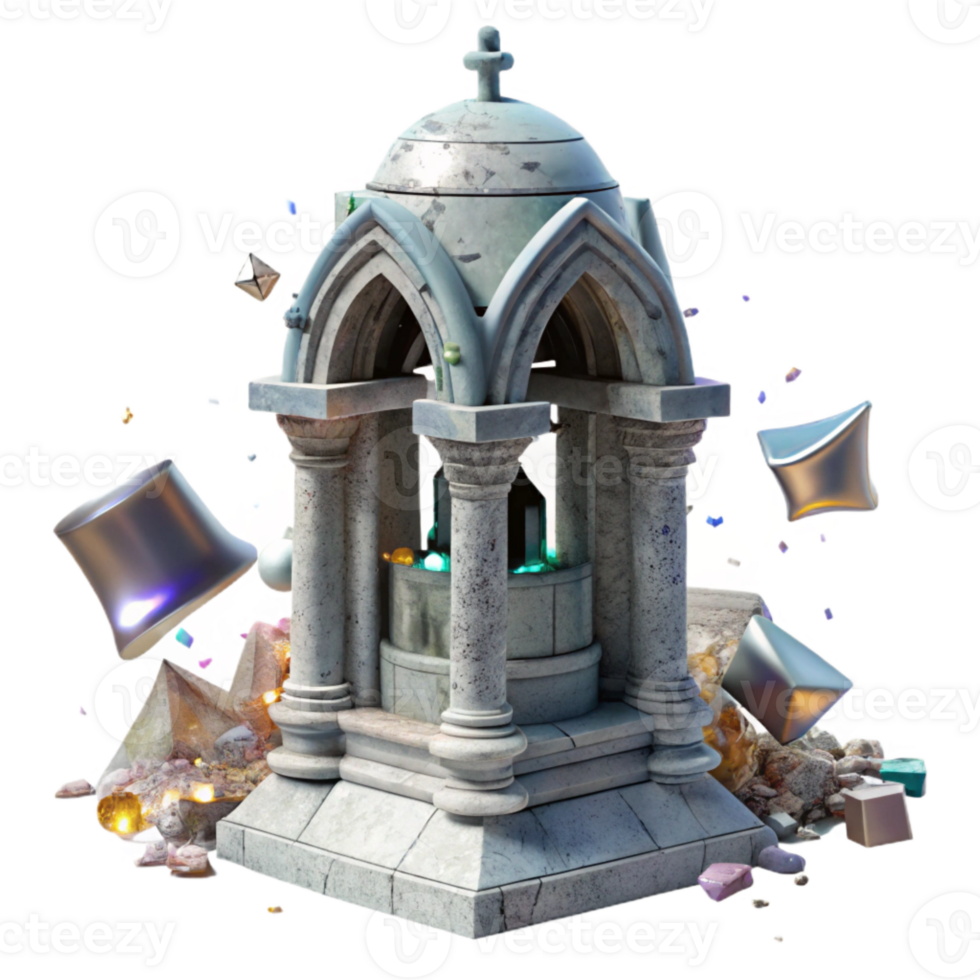 magnificent rustic Ruined Church Bell Tower Transparent for Gothic Architecture high quality png