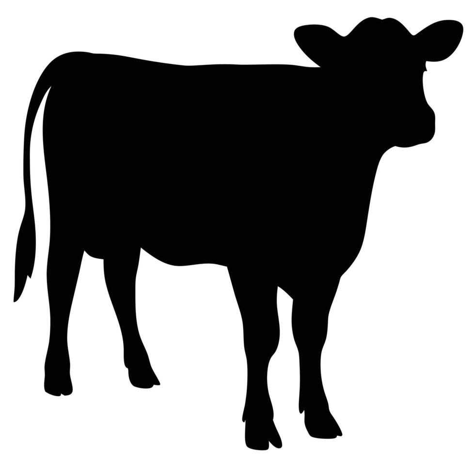 Simple Black Silhouette vector