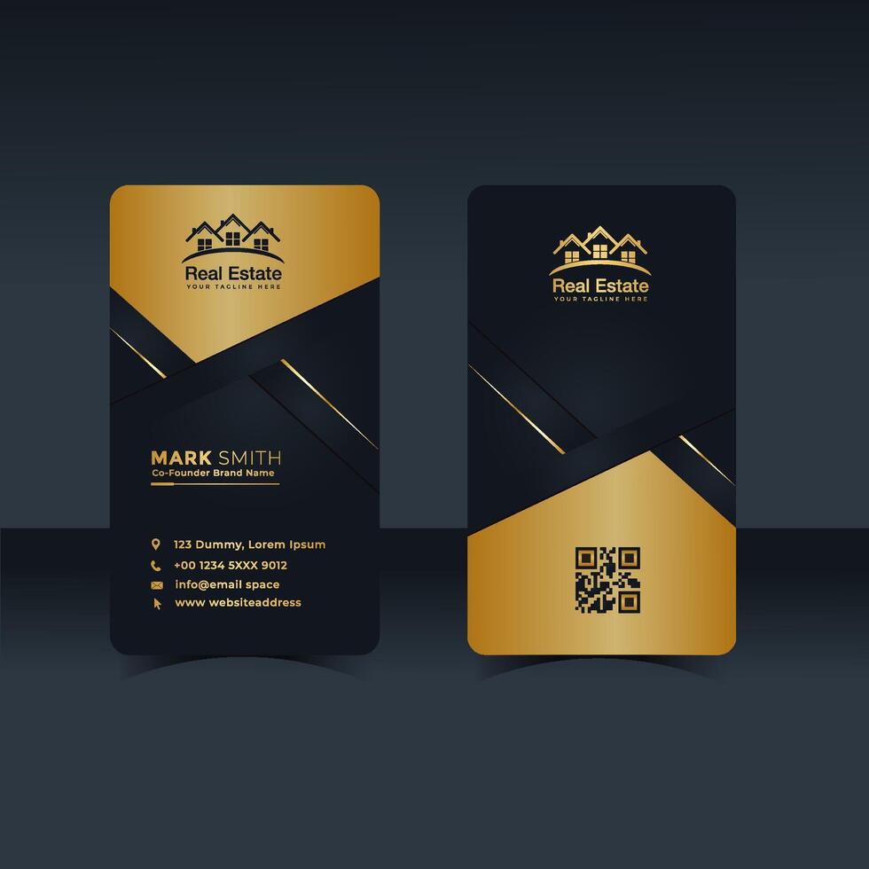 Luxury Business card visiting card design Template vector