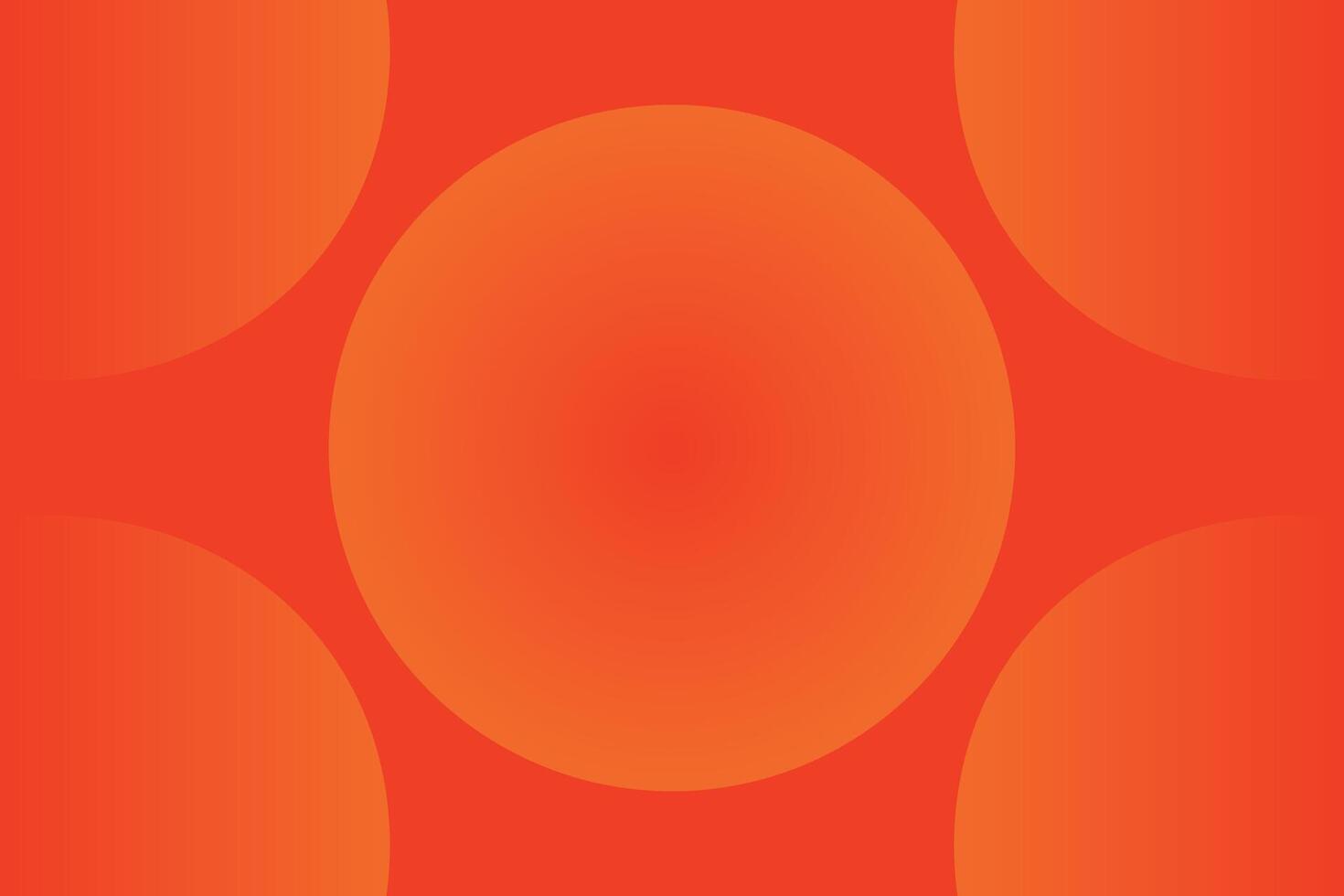 Abstract orange background with circular shape effect on it gradient design concept banner. vector