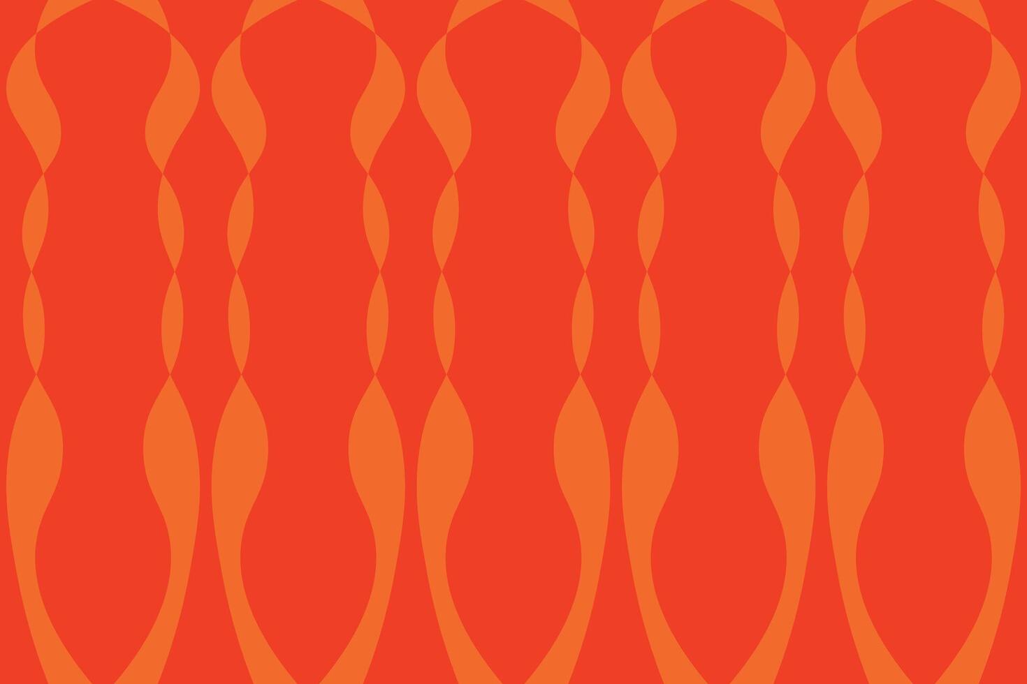 Abstract orange background with seamless repeating shapes element on it banner. vector