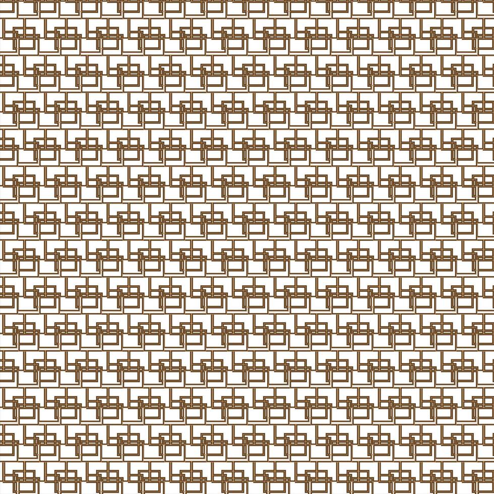 A seamless geometric pattern with stacked brown checkered lines, forming a modern and abstract repetitive design vector