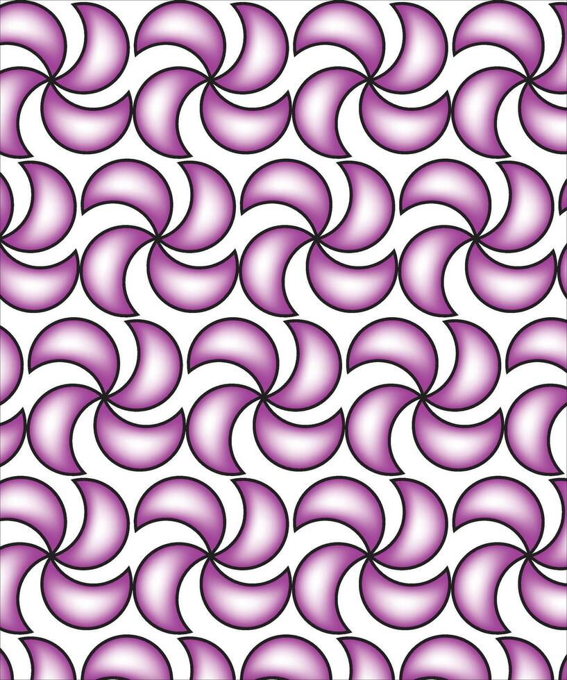 Purple spiral pattern with 3D effect creates the illusion of dynamic movement. This abstract design is suitable for modern and decorative backgrounds vector