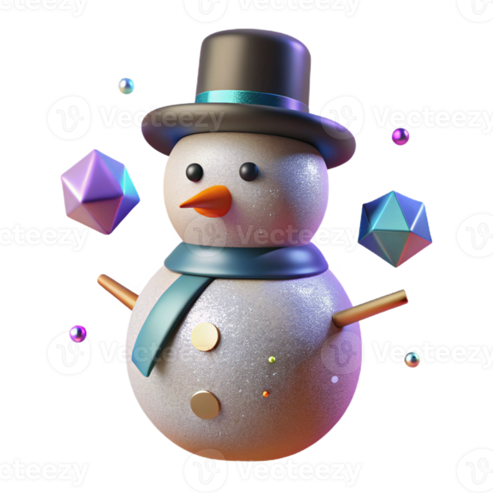 wonderful contemporary Snowman Icon Transparent for Winter Holiday Decorations authentic png