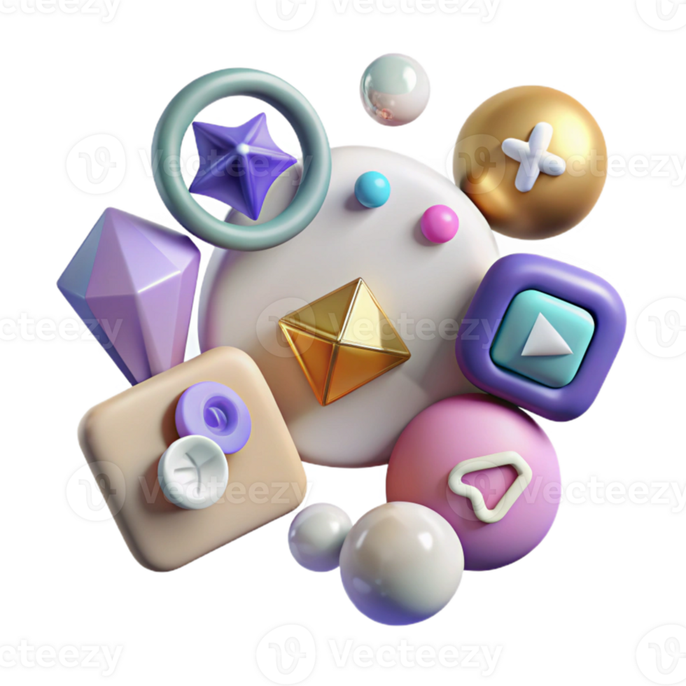 vibrant vintage Social Media Icons Set Transparent for Social Network Graphics genuine png