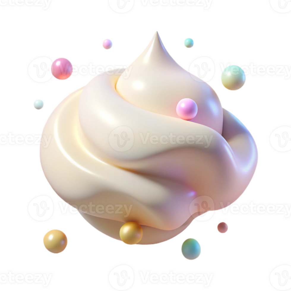 magnificent modern Soft Cream Gradient Isolated for Social Media Graphics detailed png