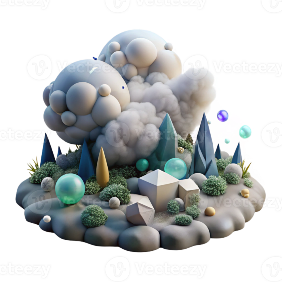 vibrant artistic Soft Fog Rolling in Cutout for Atmospheric Effects detailed png