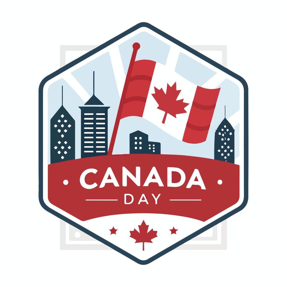 Canada Day Symbol Art vector
