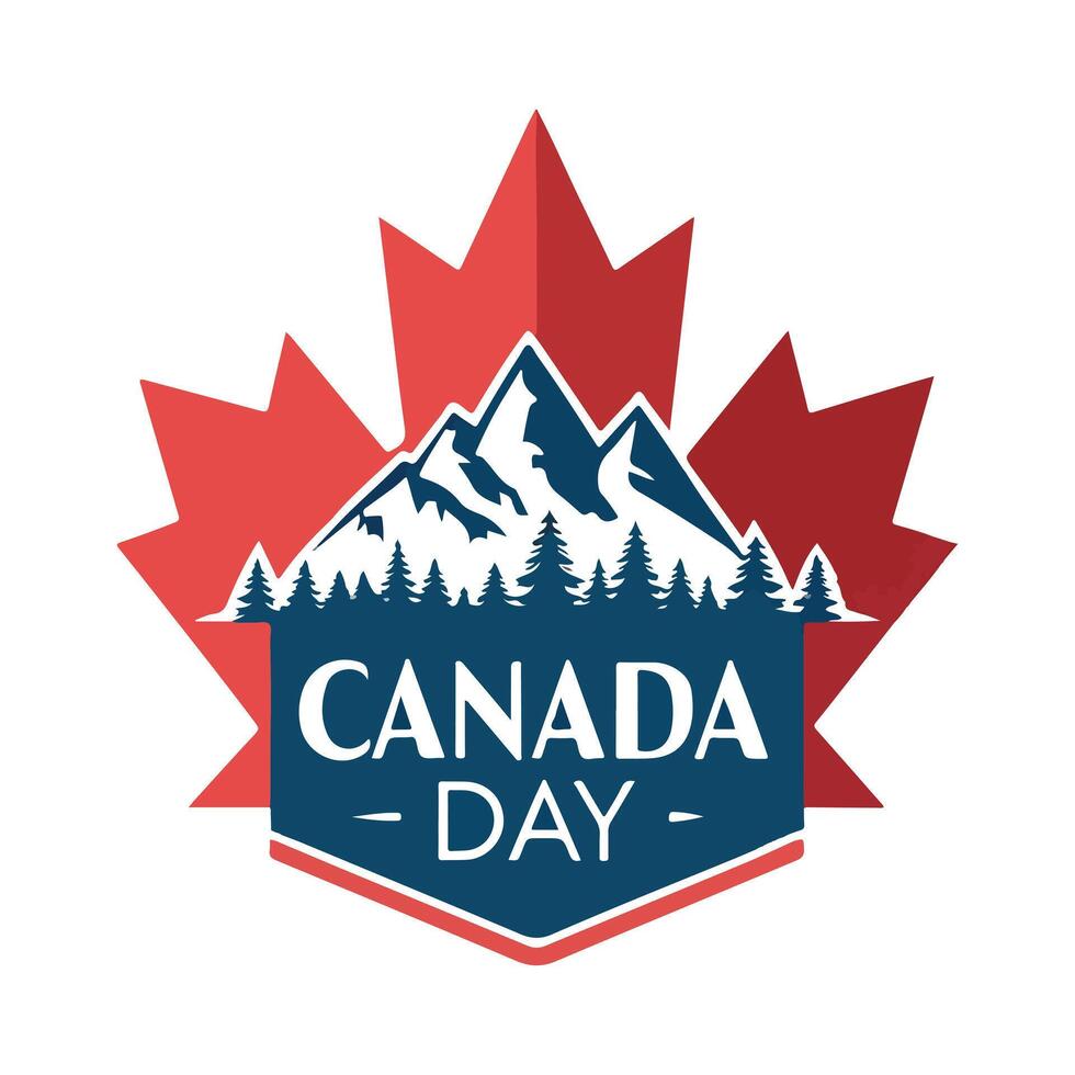 Canada Day Illustration Icon Design vector